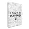 Stupell Industries I Don't Do Mornings Canvas Wall Art